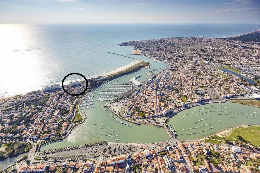 Residence La Garenne A La Grande Plage, Vue Mer, Piscine Et Parking Prive, 6 Personnes Saint Gilles Croix de vie Luaran gambar